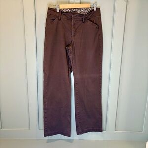 Lee Just Below the Waist Straight Leg BrownWomen's Size 10 Medium